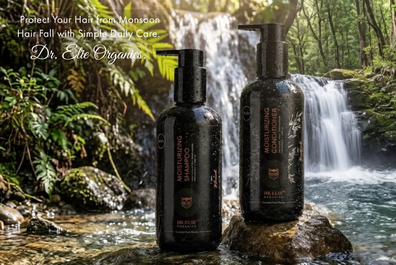 Monsoon Hair Care Tips to Prevent Hair Fall | Dr. Elie Organics