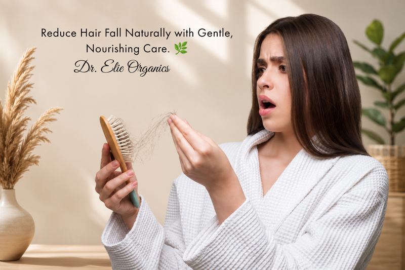How to Reduce Hair Fall Naturally | Expert Hair Care Tips by Dr. Elie Organics