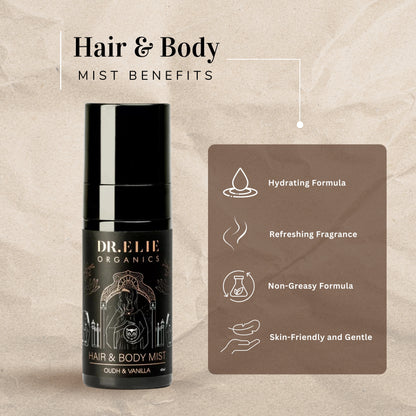 Oudh & Vanilla Hair & Body Mist 60 ml