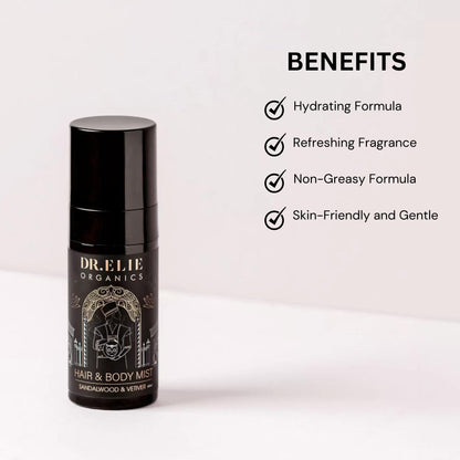 Sandalwood & Vetiver Hair & Body Mist 60 ml