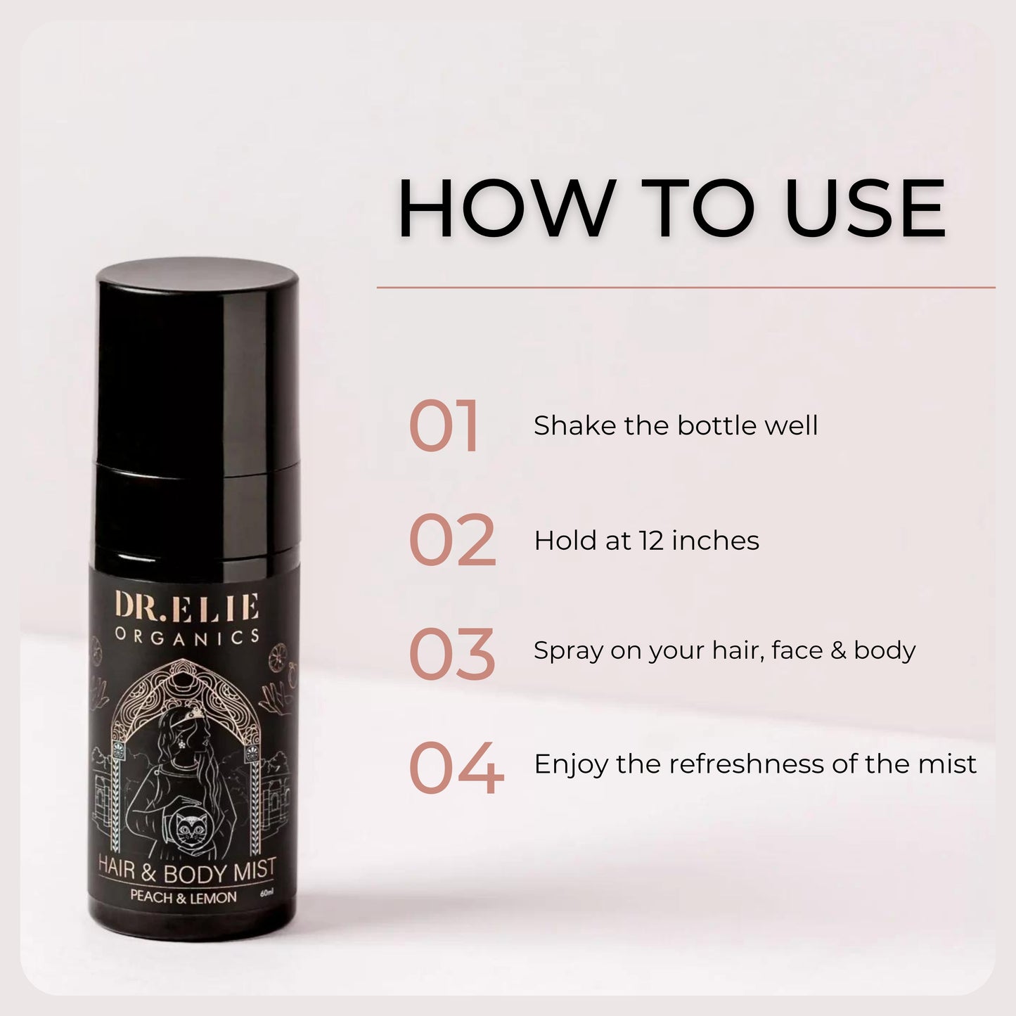 Peach & Lemon Hair & Body Mist 60 ml