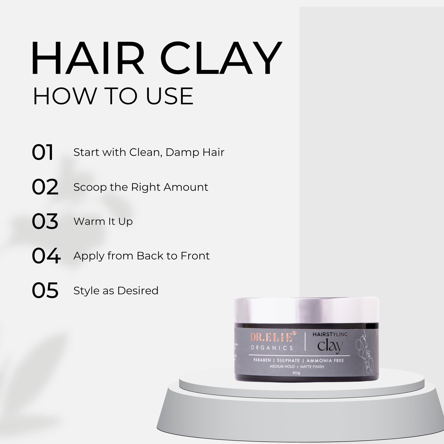 Hairstyling Clay 50 g