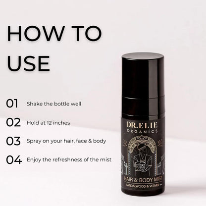 Sandalwood & Vetiver Hair & Body Mist 60 ml