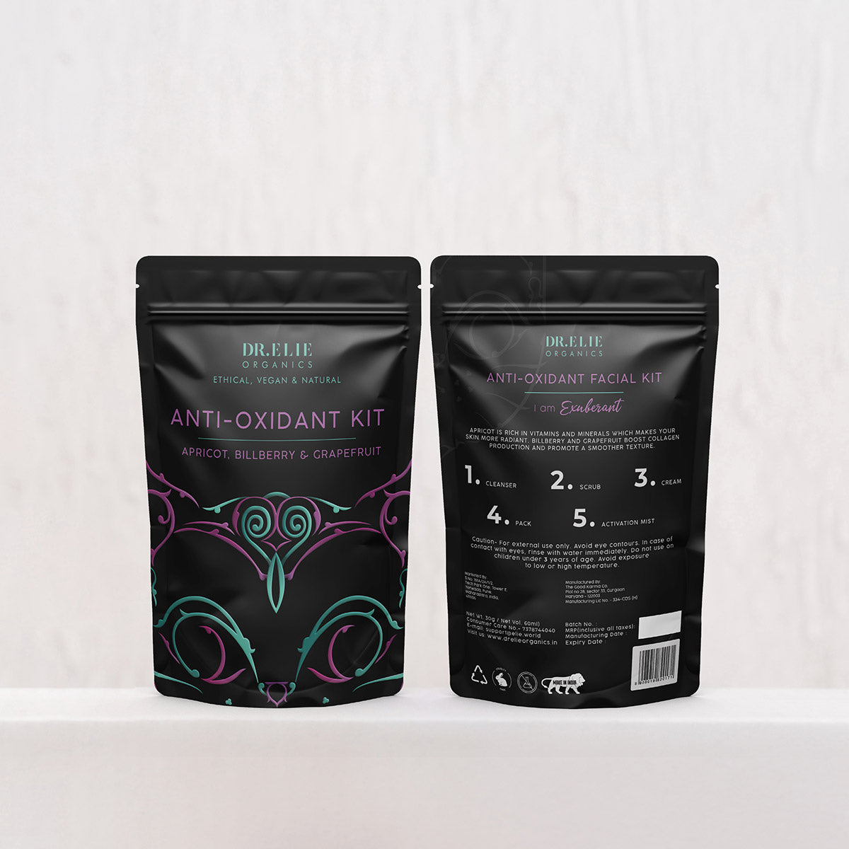 Organic Anti-Oxidant Facial Kit